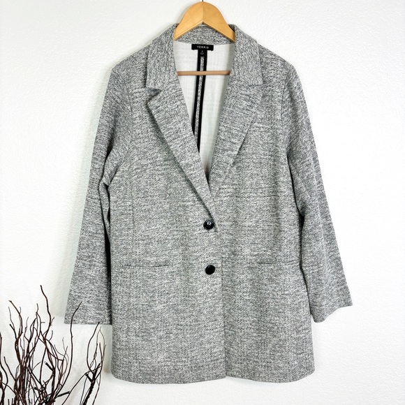 TORRID Studio Double Knit Boyfriend Blazer - Picture 4 of 8